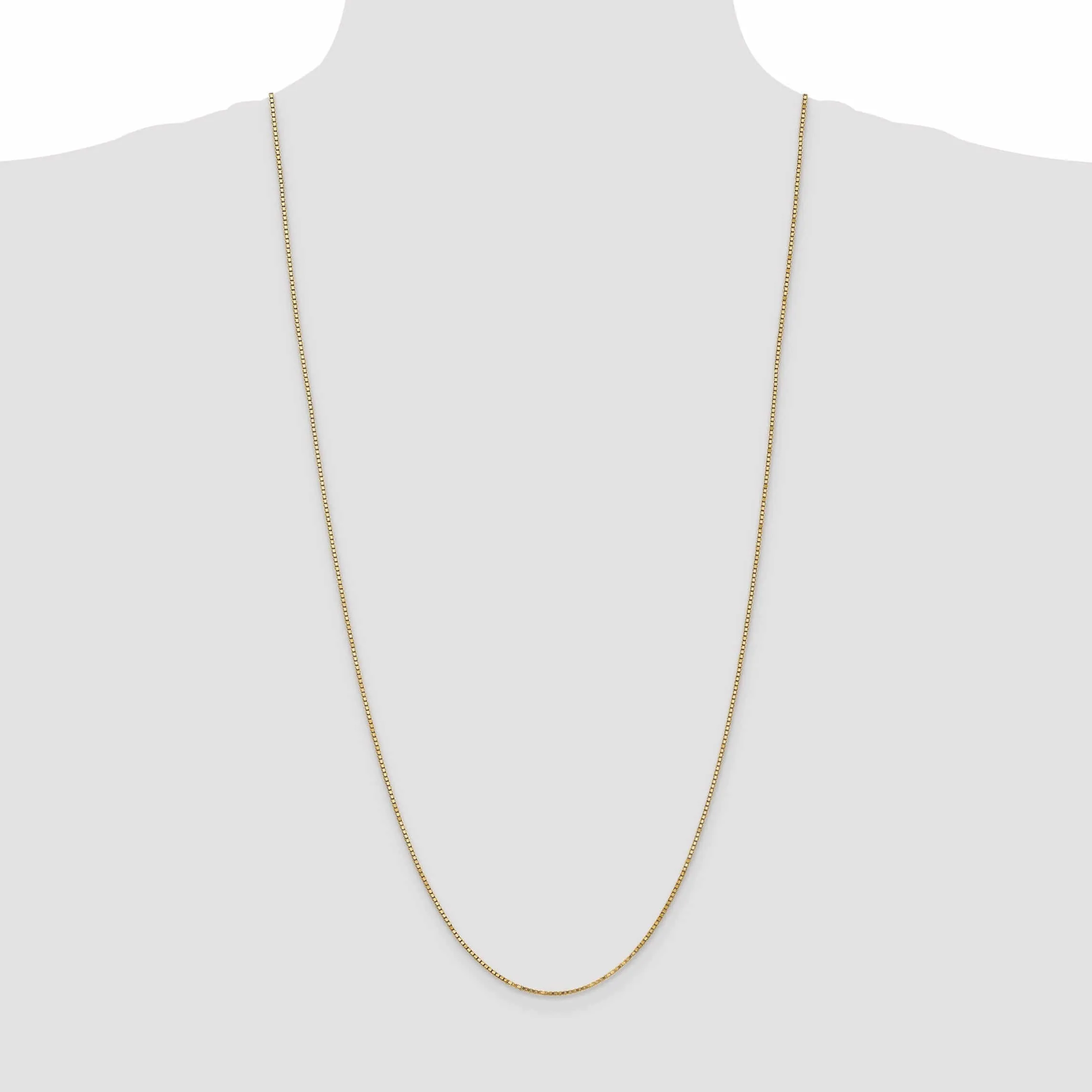 10k Yellow Gold Box Chain 1.25MM