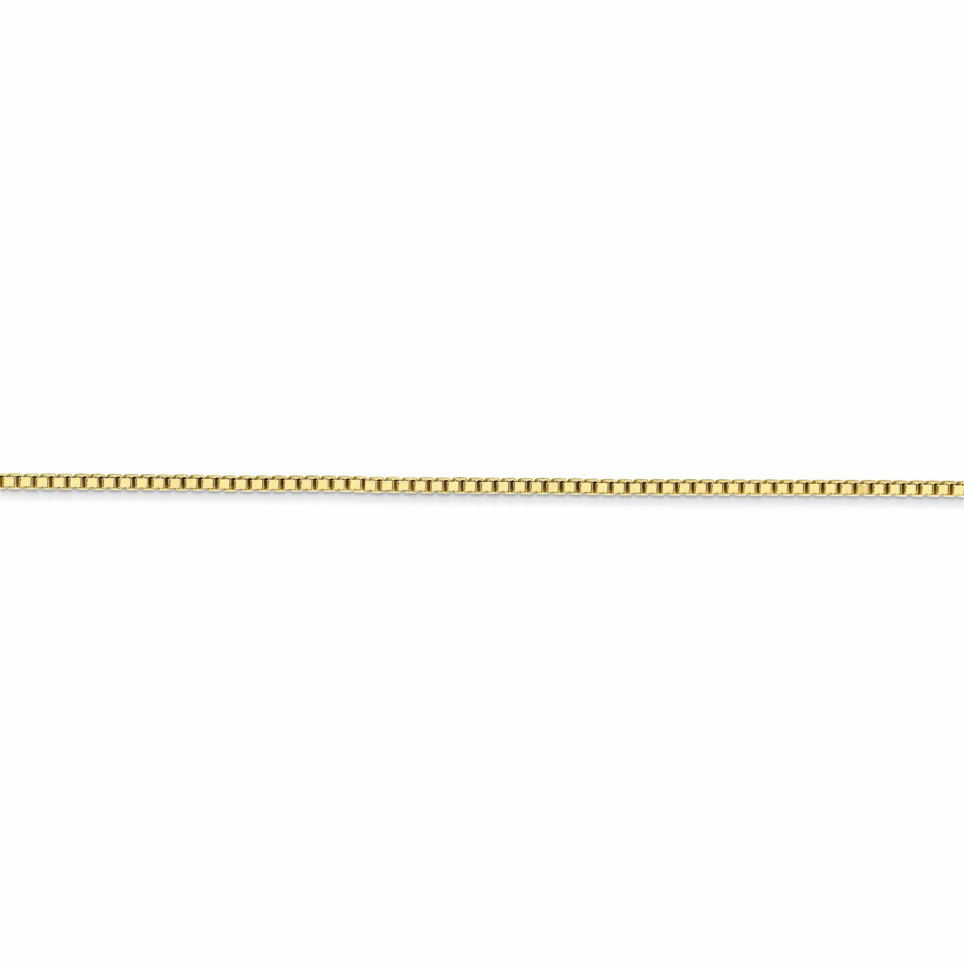 10k Yellow Gold Box Chain 1.25MM