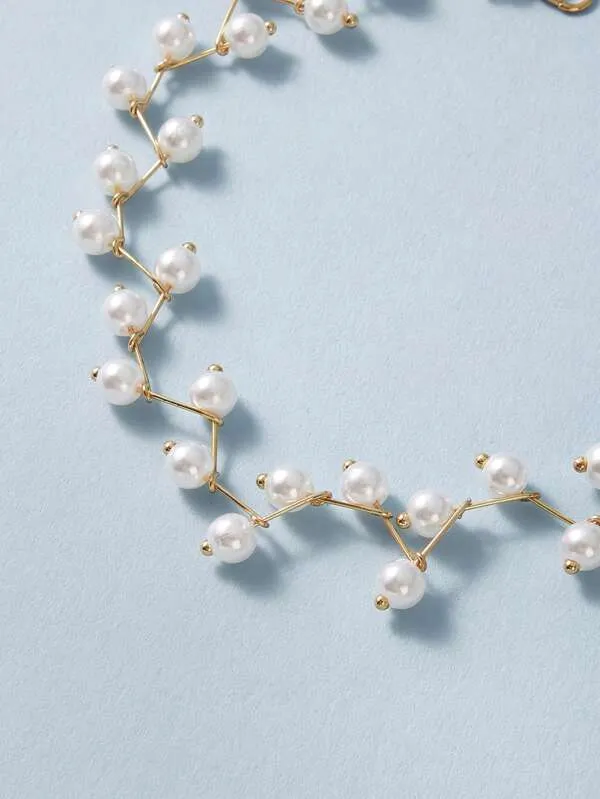 1pc Pearl Design Choker for Women