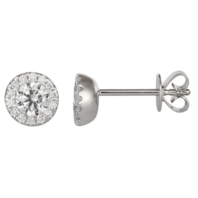 3/4 Carat Diamond Earrings