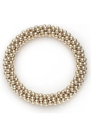 4mm Gold Cluster Bracelet