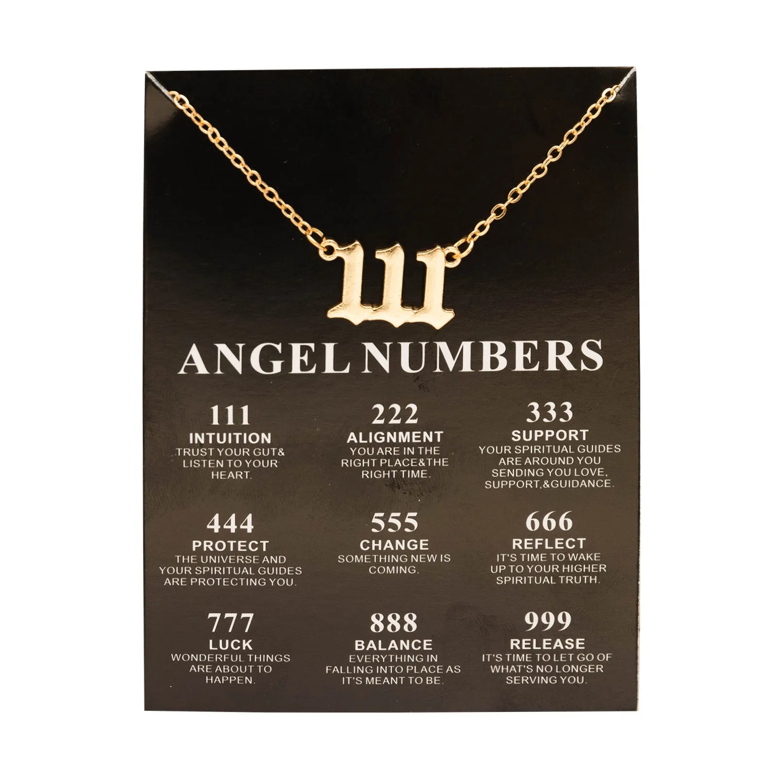 Angel Numbers Necklace