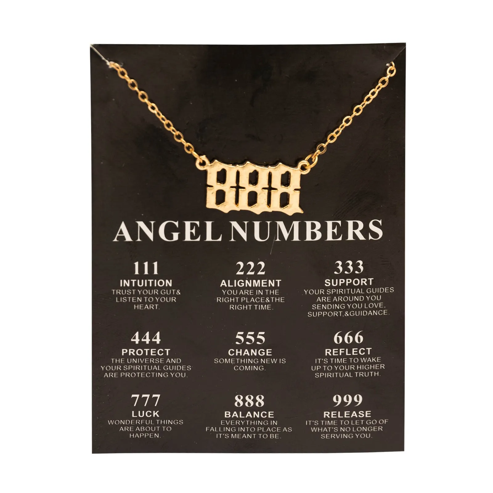 Angel Numbers Necklace