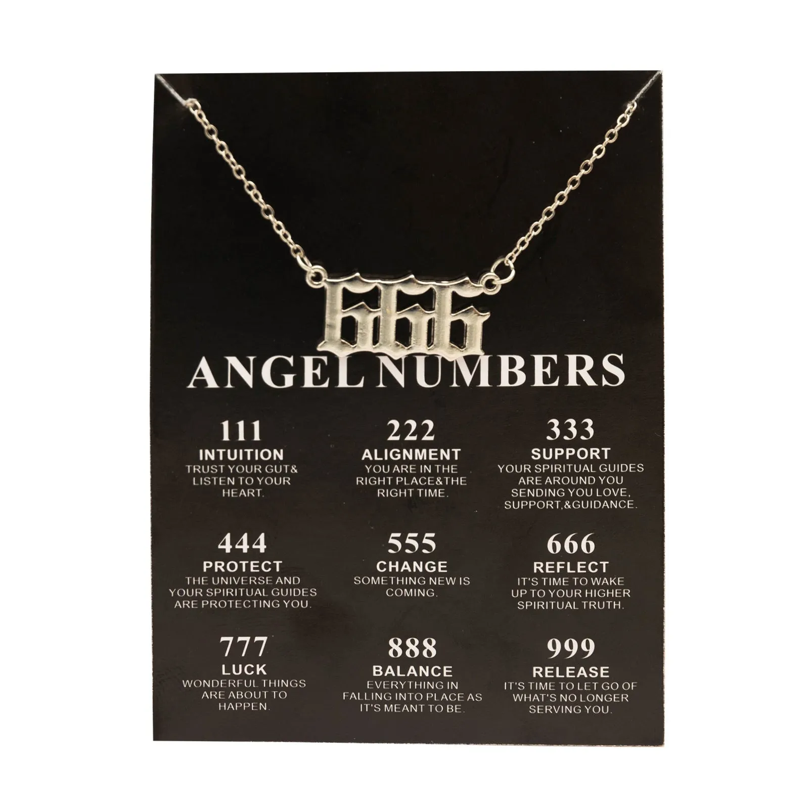 Angel Numbers Necklace