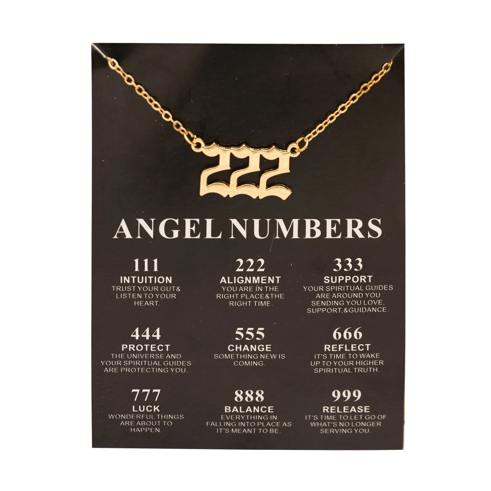 Angel Numbers Necklace