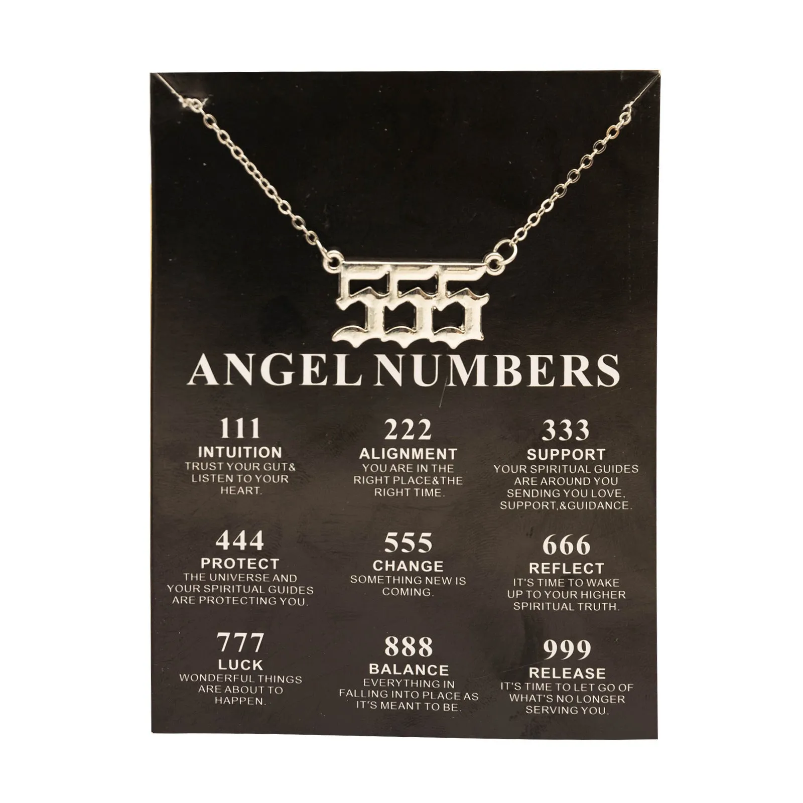 Angel Numbers Necklace