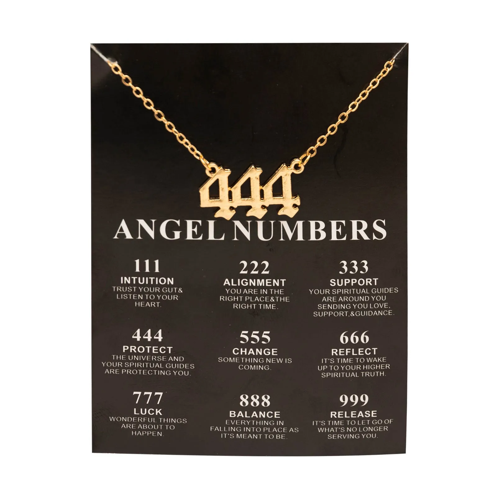 Angel Numbers Necklace