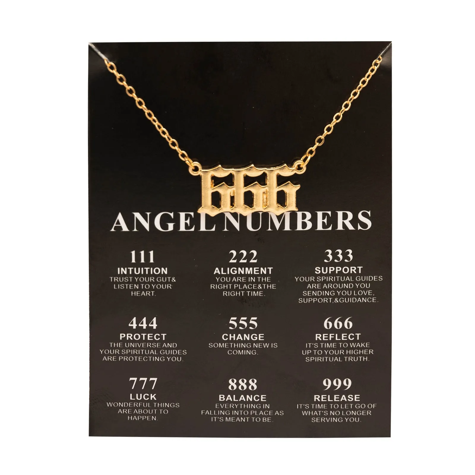 Angel Numbers Necklace