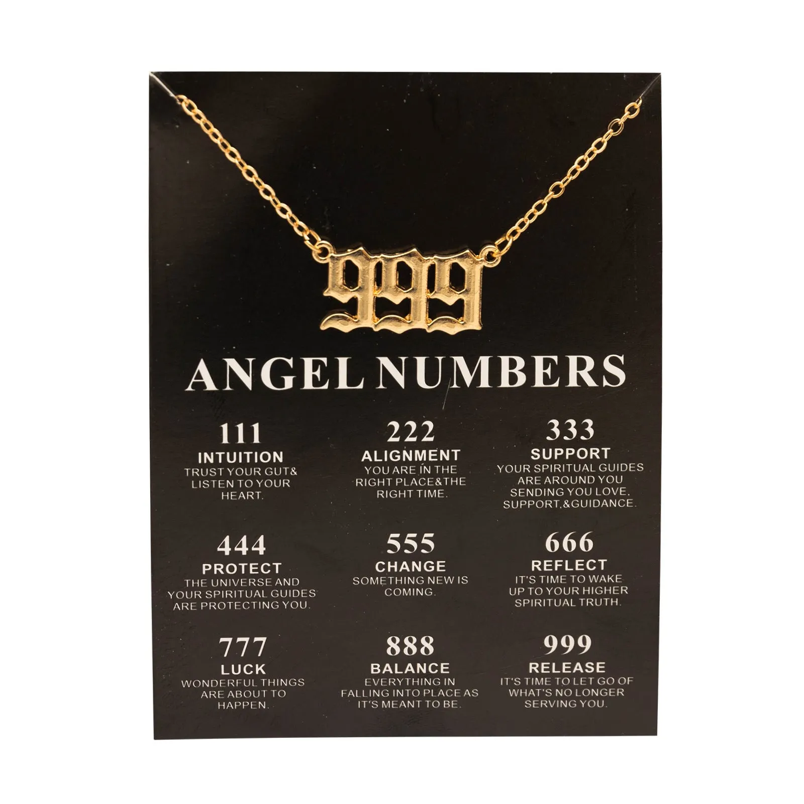 Angel Numbers Necklace