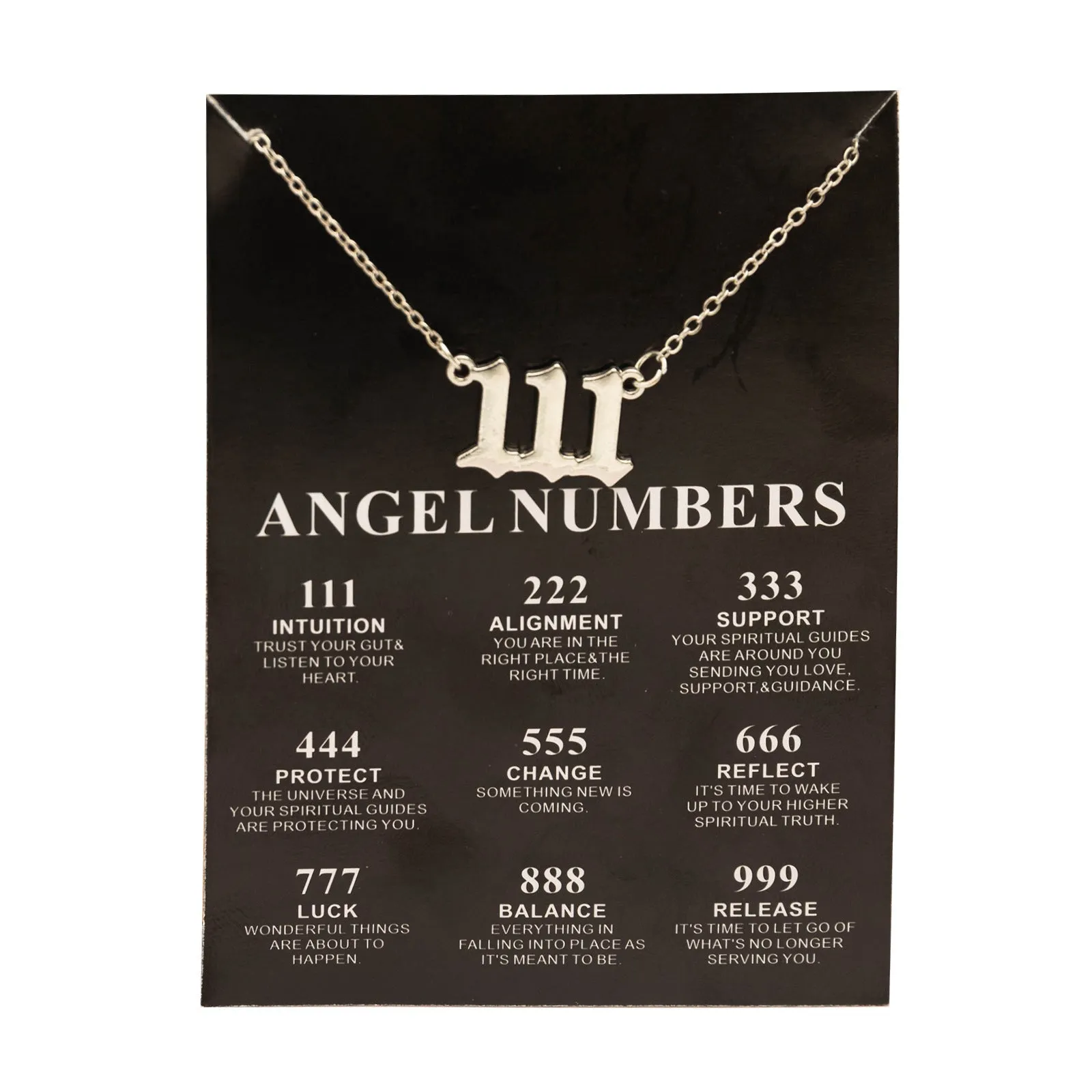 Angel Numbers Necklace