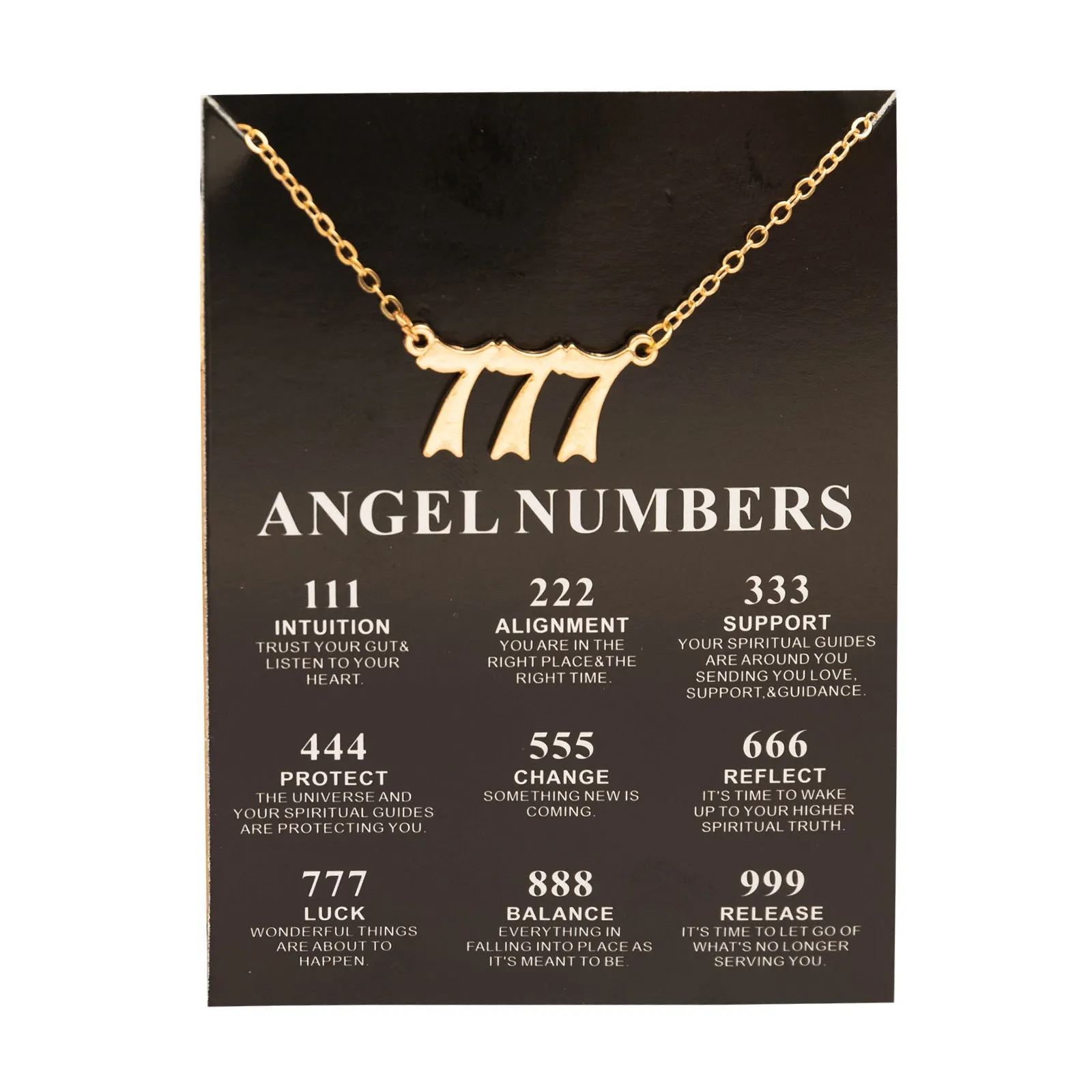 Angel Numbers Necklace