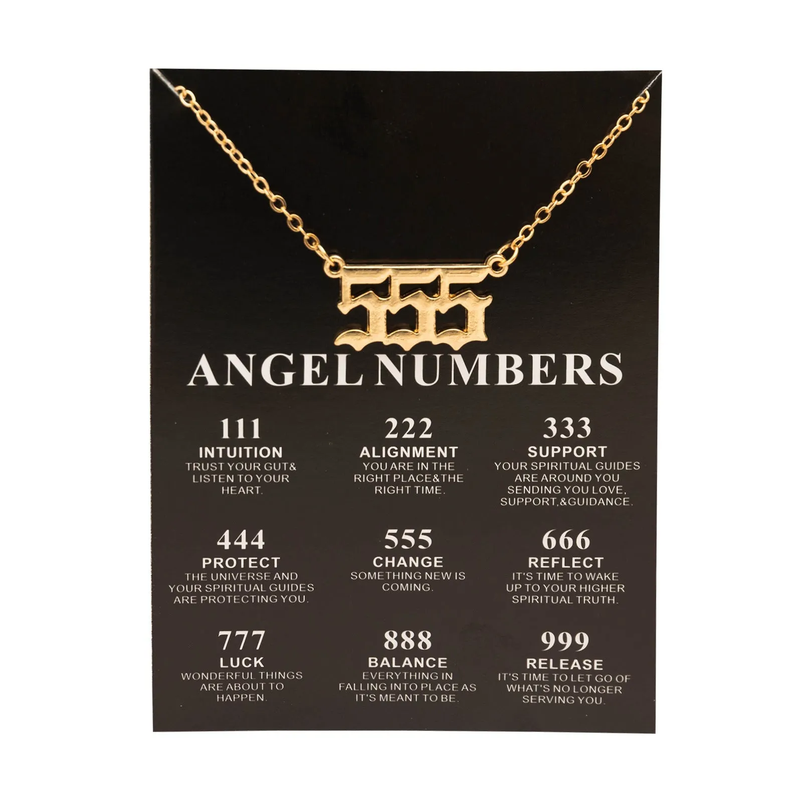 Angel Numbers Necklace