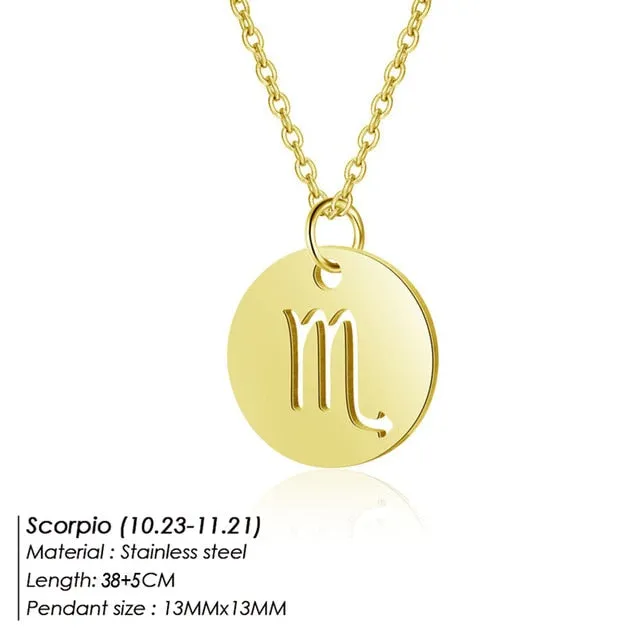 Aries Leo 12 Constellations Jewelry Kids Christmas Gifts