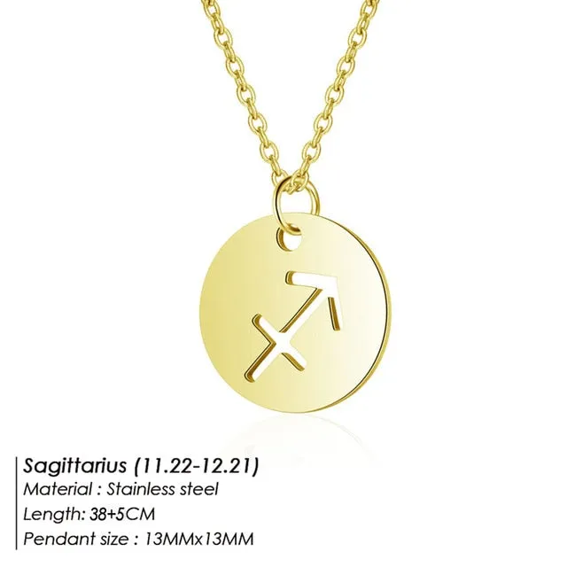 Aries Leo 12 Constellations Jewelry Kids Christmas Gifts