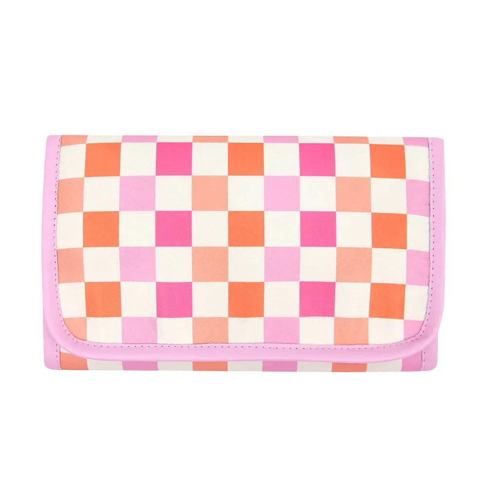 Chic Checks Jewelry Roll