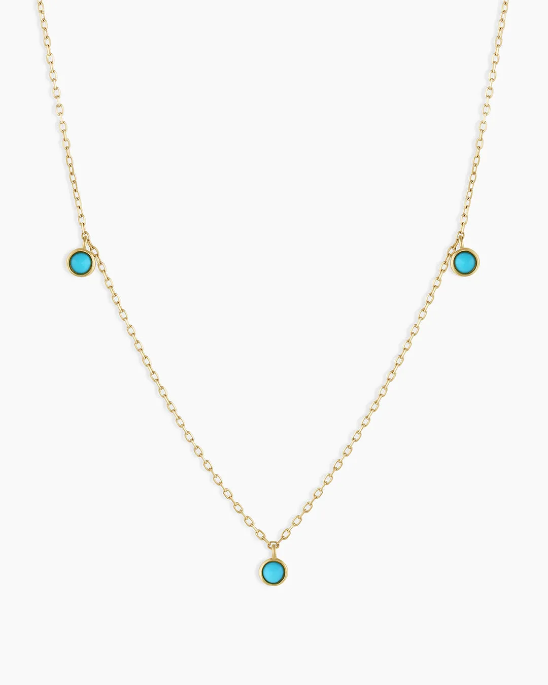 Classic Turquoise Trio Necklace