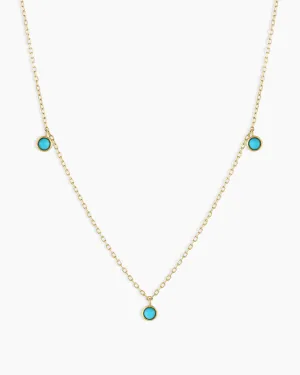 Classic Turquoise Trio Necklace