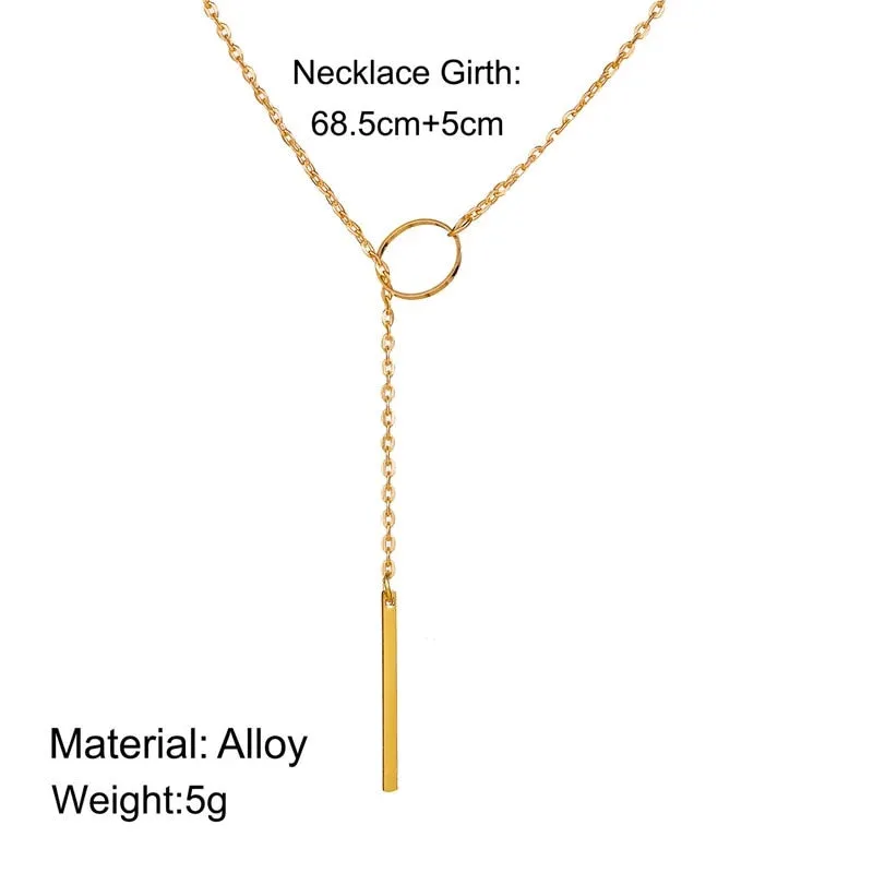 Cross Pendant Gold Color Choker Necklaces