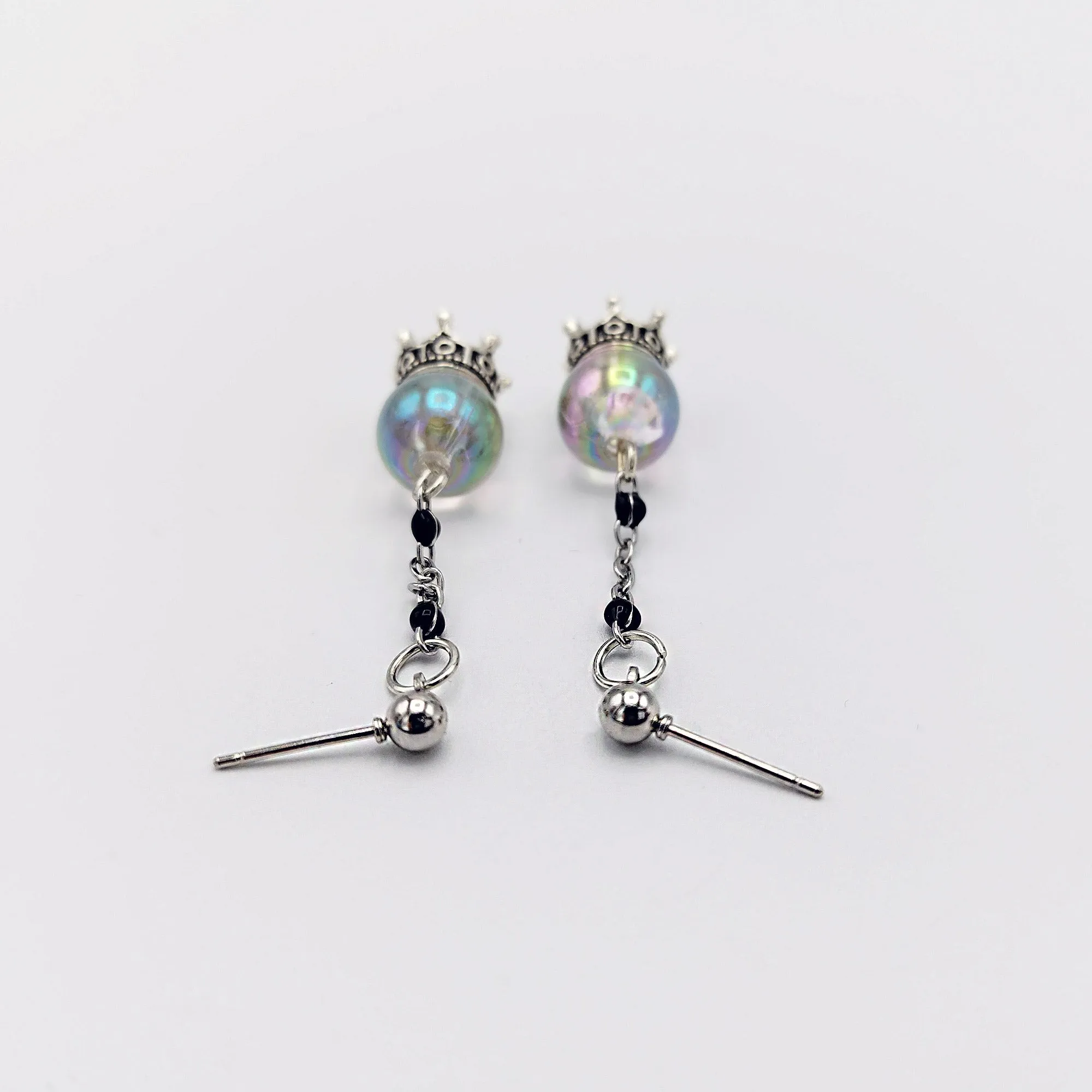 CRYSTAL BALL EARRINGS | Embrace the Mystical Aura