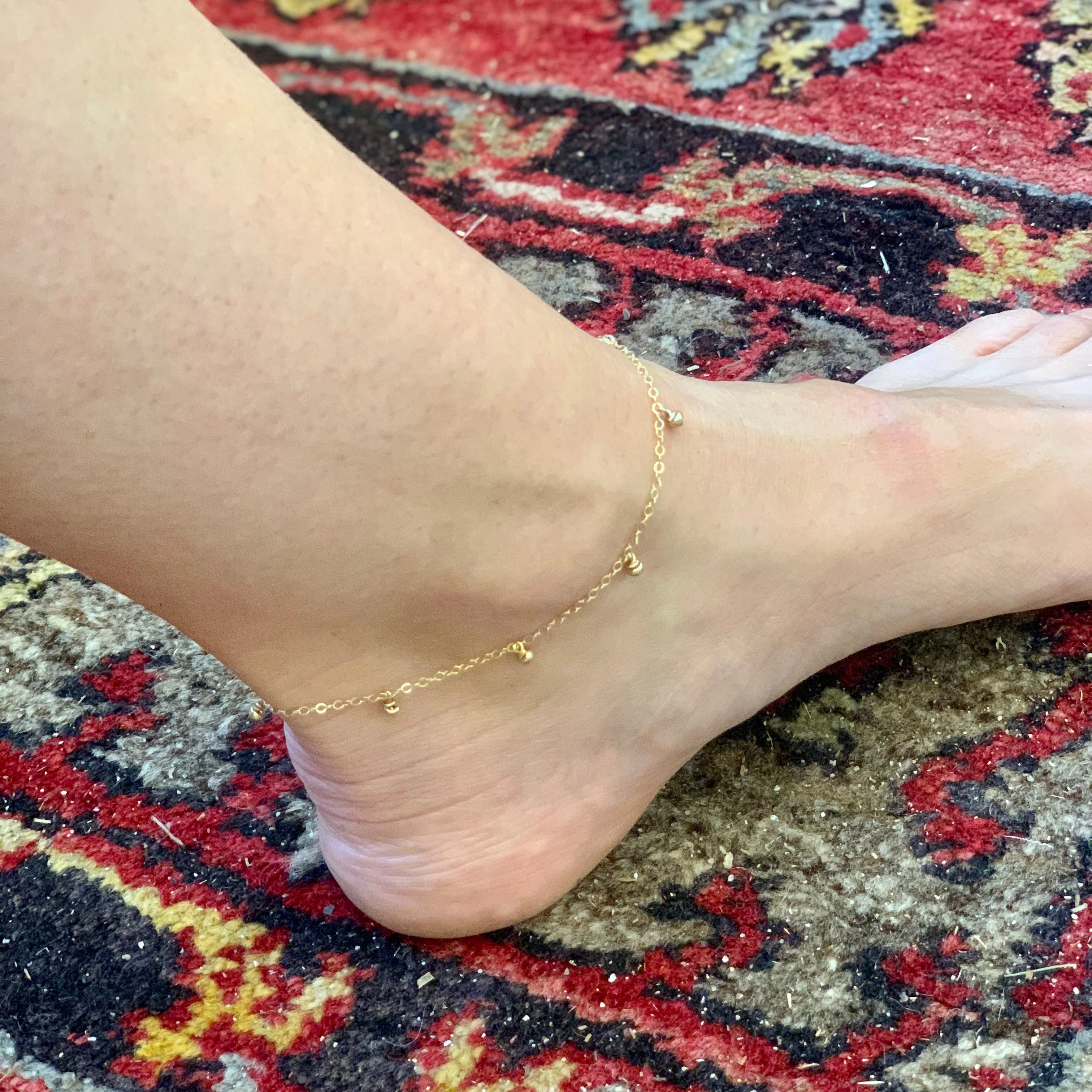 Delicate Dangle Anklet