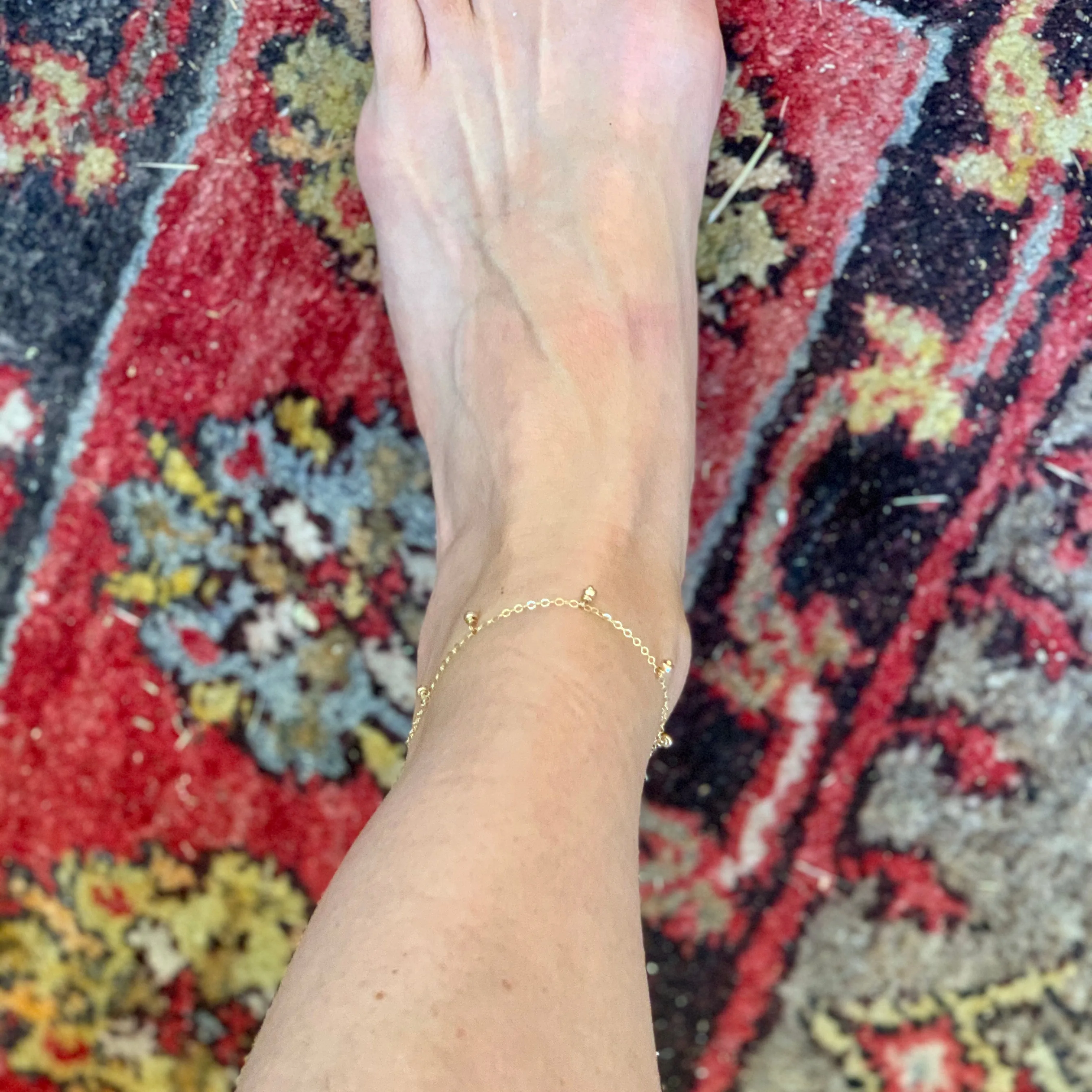 Delicate Dangle Anklet