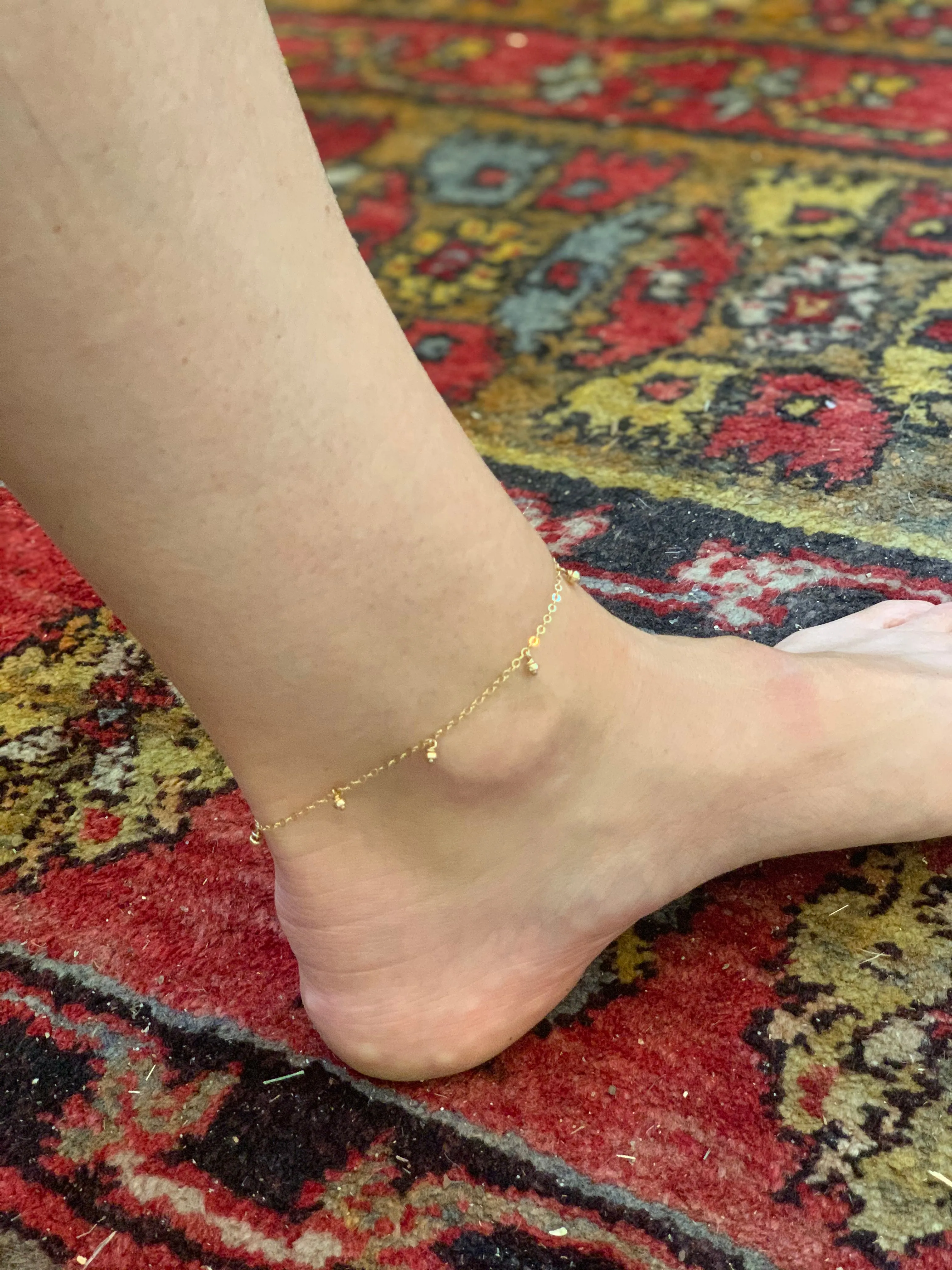 Delicate Dangle Anklet