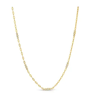 DEMI-FINE CLASSIC CZ TRIO NECKLACE