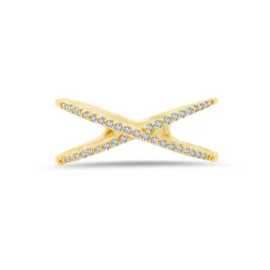 Diamond X Ring