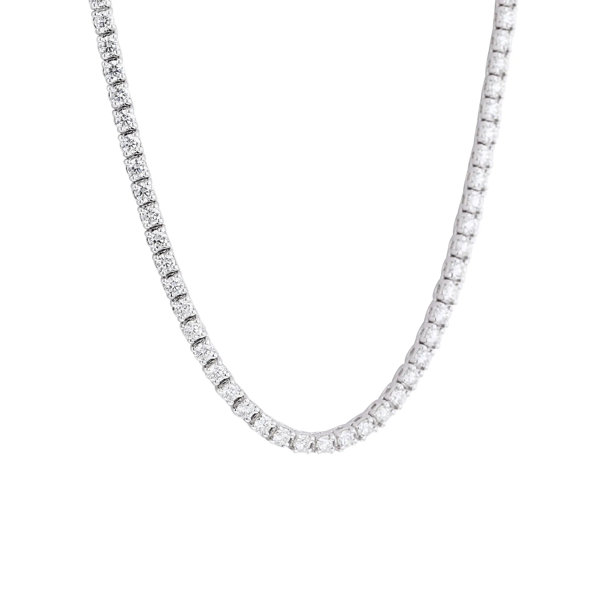 Divinely Classic Diamond Tennis Necklace 10ct