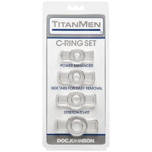 Doc Johnson Titanmen C-Ring Set