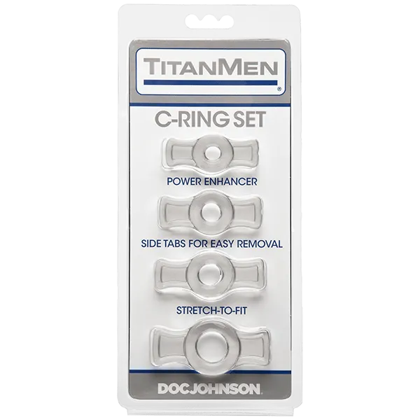 Doc Johnson Titanmen C-Ring Set