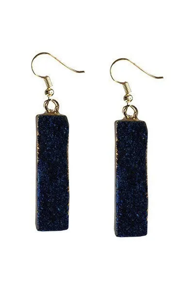 Druzzy Dangle Earrings