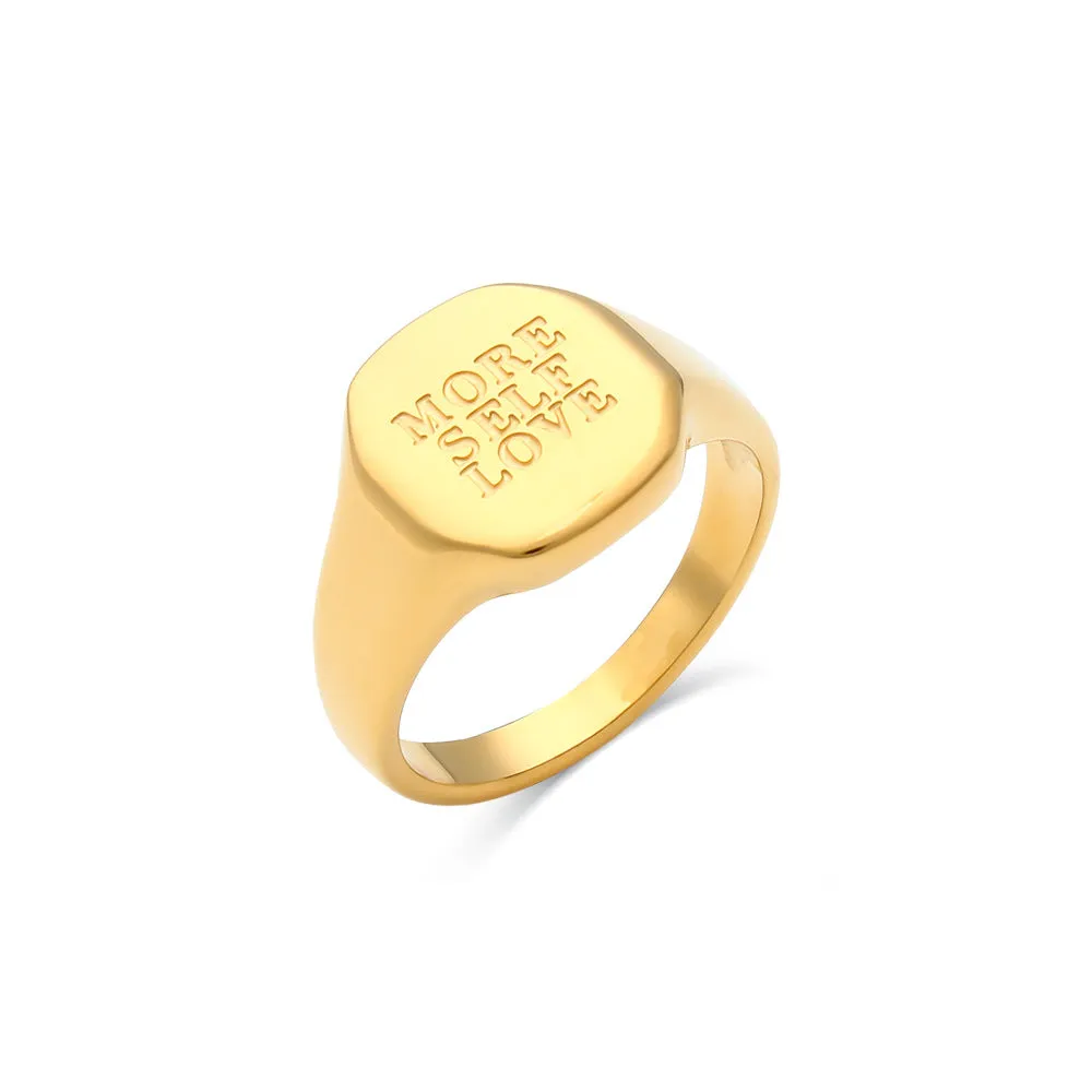 English Letter Ring