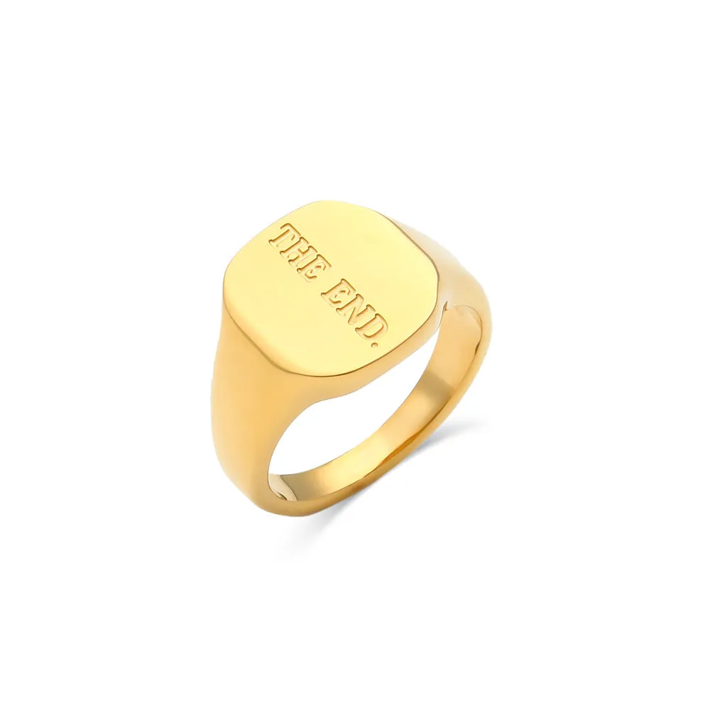 English Letter Ring