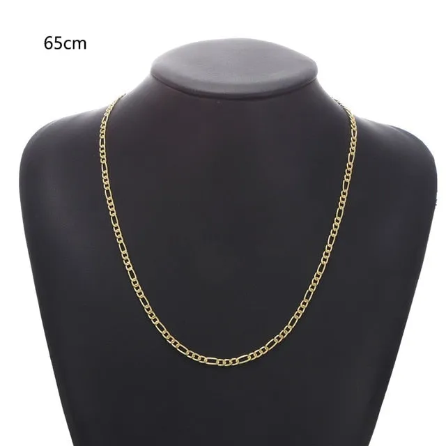 Fashion Gold Color Punk Round Circle Thick Chain Choker Necklace Collar Statement Necklace Clavicle for Women Men Party Jewelry