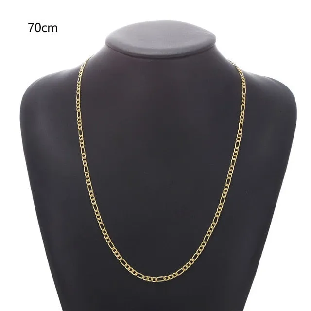 Fashion Gold Color Punk Round Circle Thick Chain Choker Necklace Collar Statement Necklace Clavicle for Women Men Party Jewelry