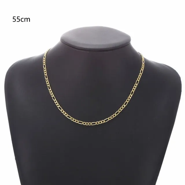 Fashion Gold Color Punk Round Circle Thick Chain Choker Necklace Collar Statement Necklace Clavicle for Women Men Party Jewelry