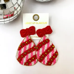 Festive Multi-Colored Ornament Earrings