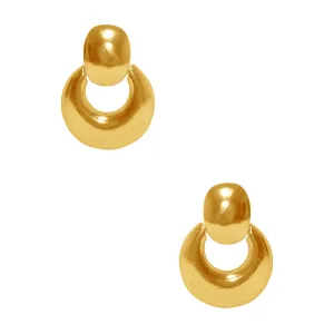 Gold Chunky Drop Earrings