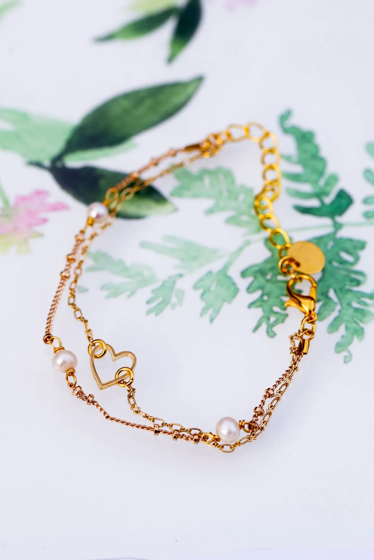 Gold Vintage Amore Bracelet