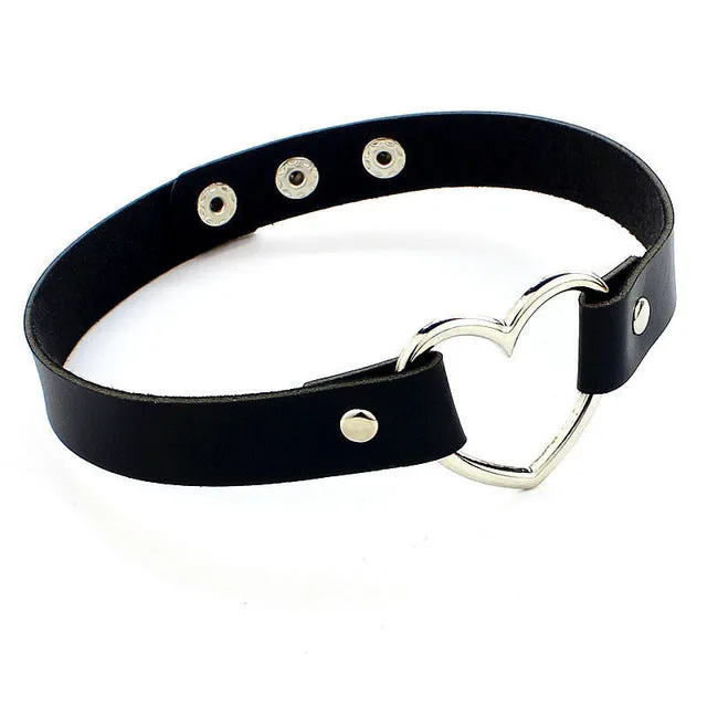 Gothic Belt Choker Necklace