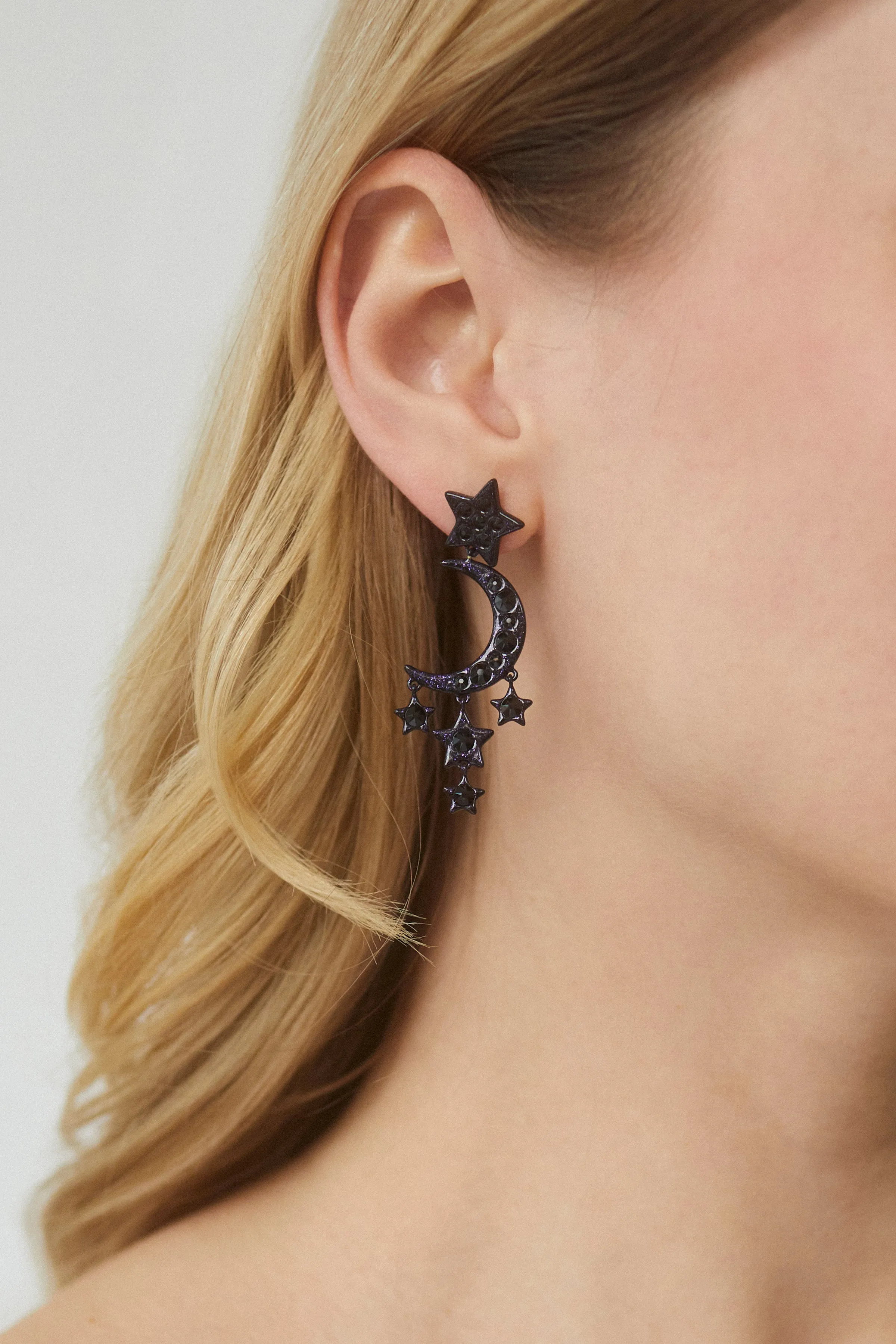 HAUNT COUTURE MOON AND STARS EARRINGS