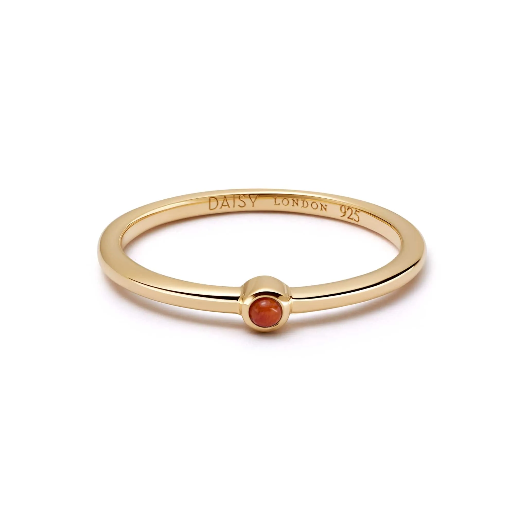 Healing Stone Ring 18ct Gold Plate