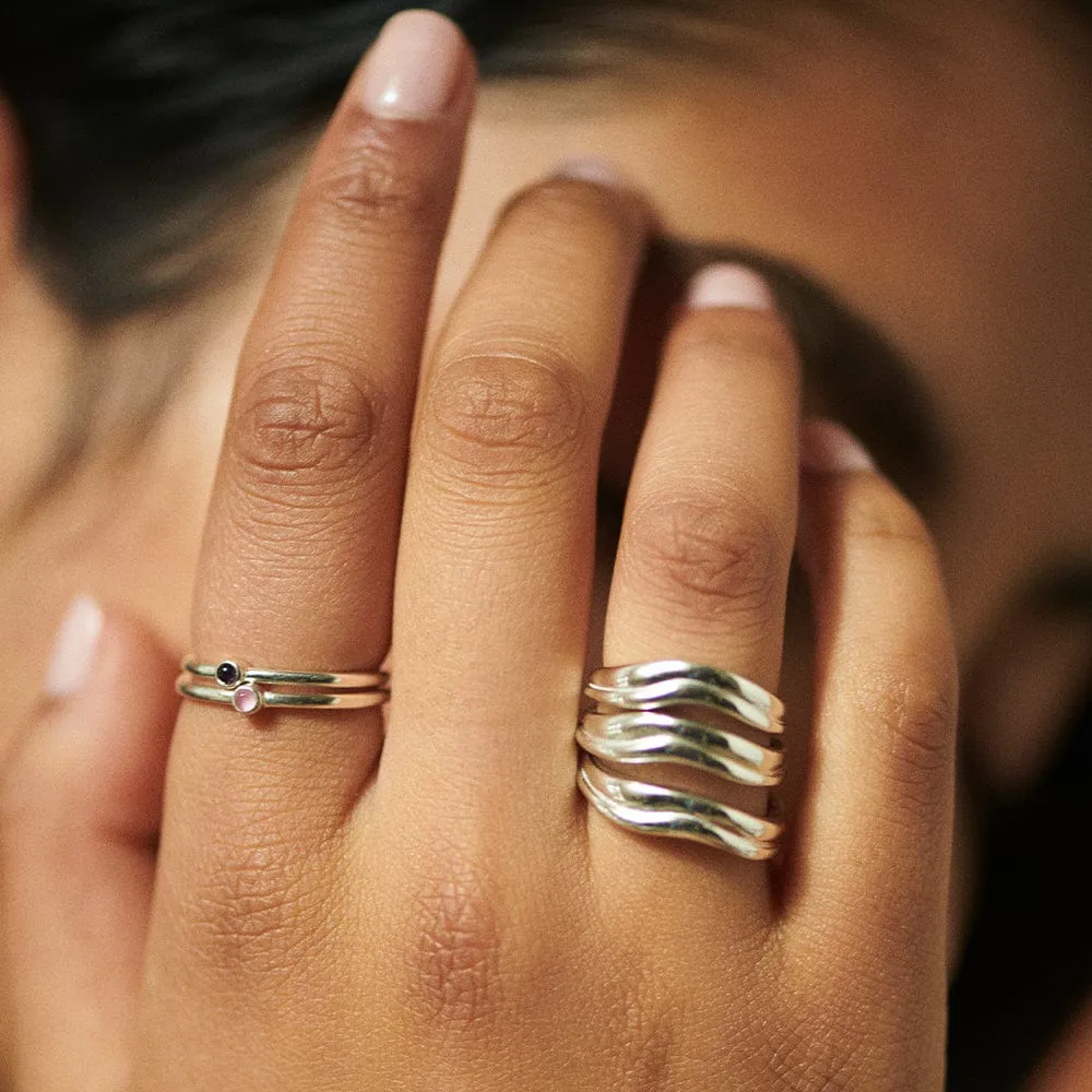 Healing Stone Ring Sterling Silver