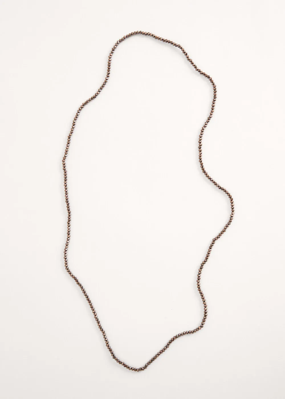 JULI CRYSTAL NECKLACE - DARK BRONZE