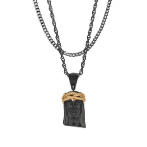 Mister Jesus Black & Gold Necklace