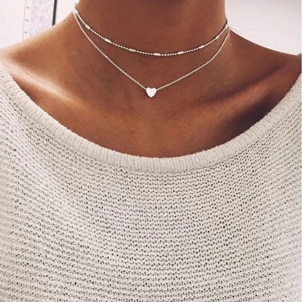 Multi Arrow choker Necklace