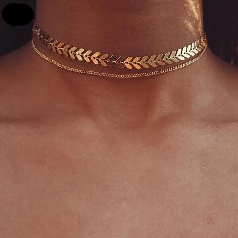 Multi Arrow choker Necklace