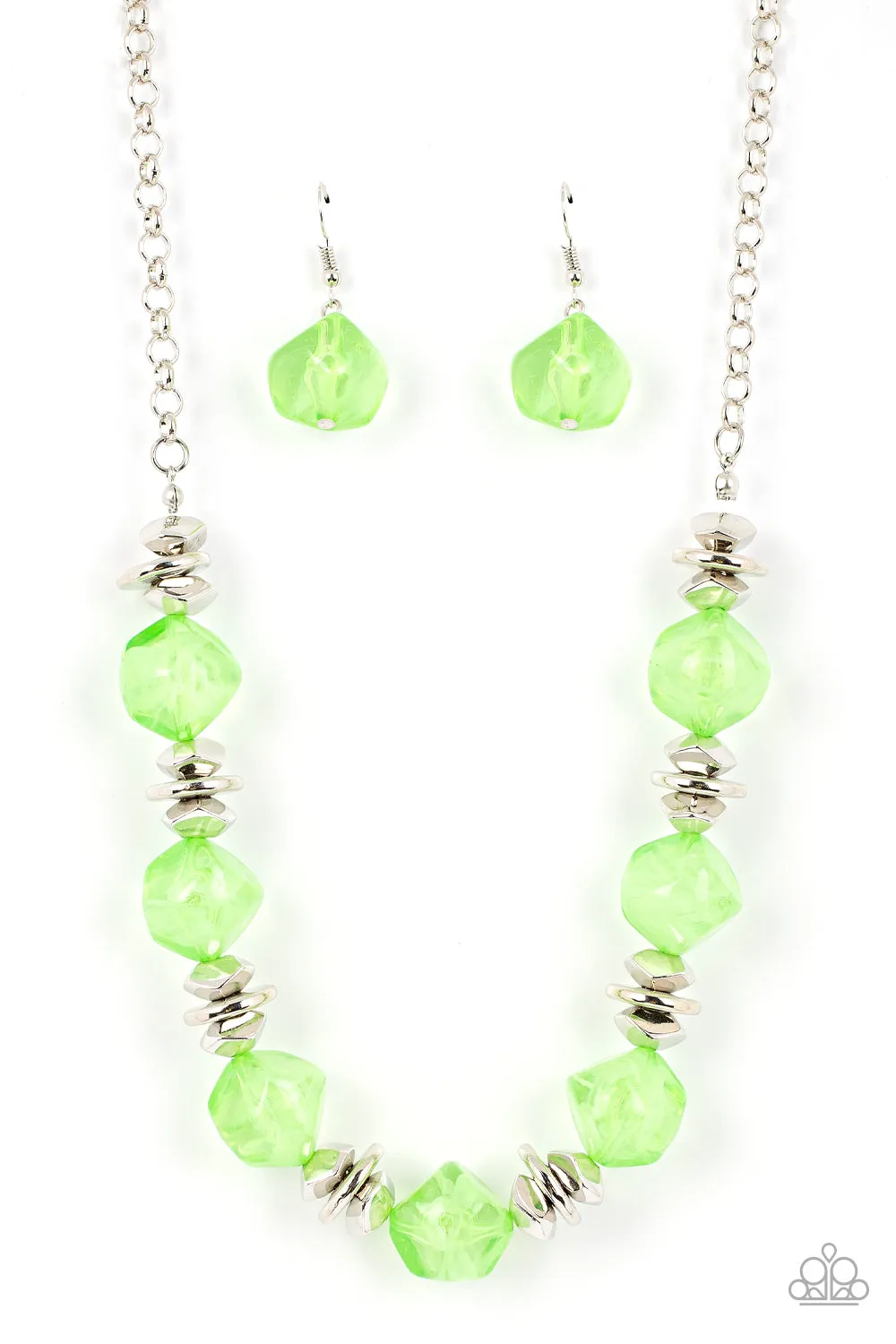 Necklaces Island Ice - Green N2152