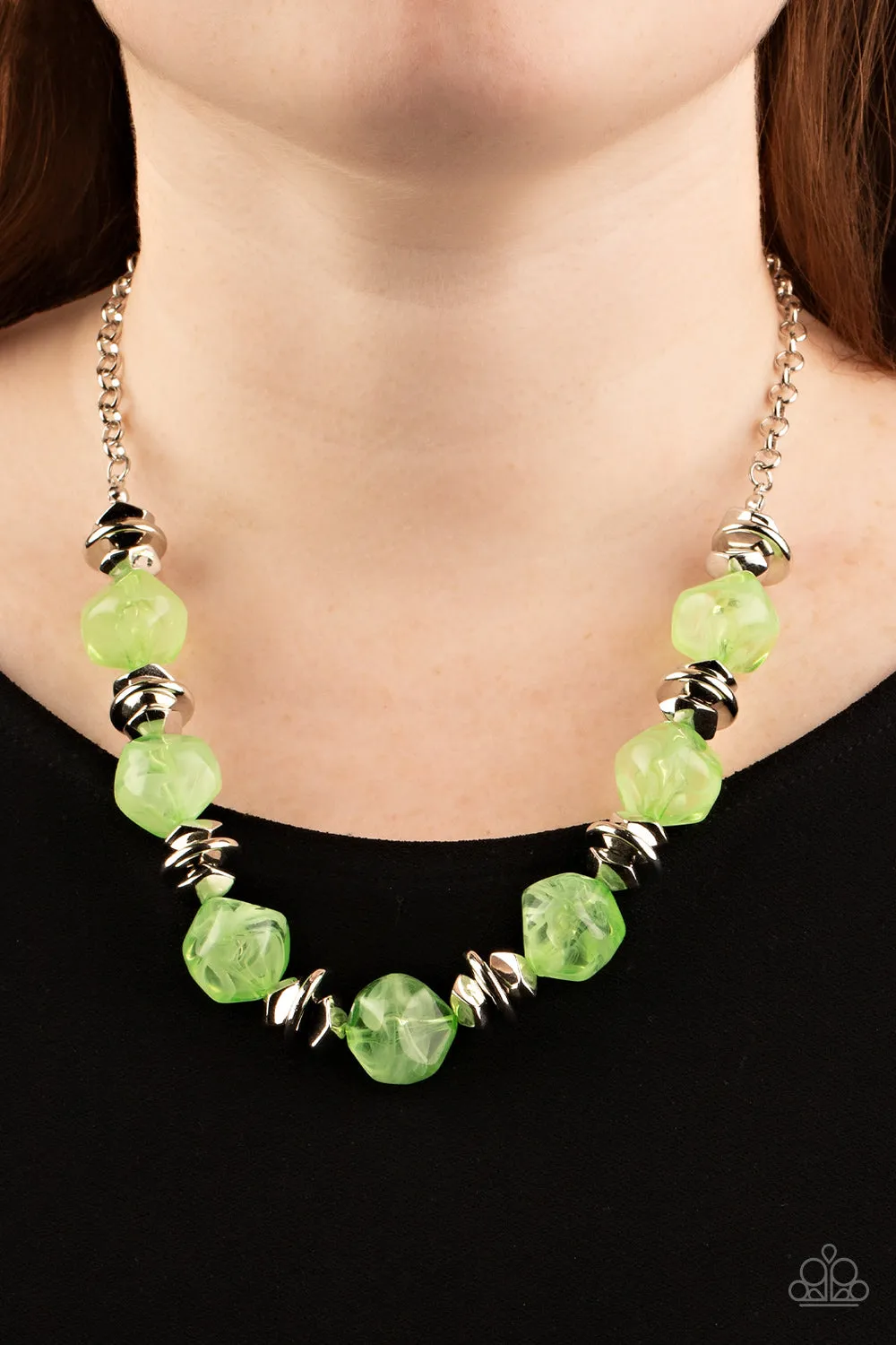 Necklaces Island Ice - Green N2152